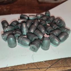 Lot 30 balles ogives conique poudre noire plomb calibre 512 13mm   12gr