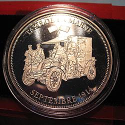 m&eacute;daille " taxi de la Marne "  septembre 1914 TTB sous capsule