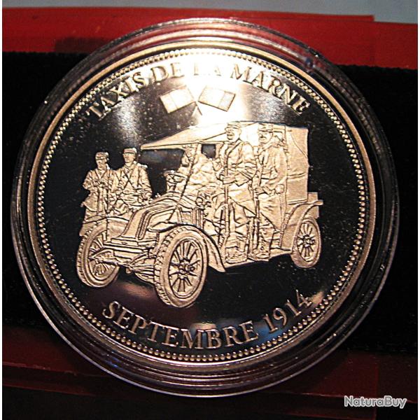 m�daille " taxi de la Marne "  septembre 1914 TTB sous capsule