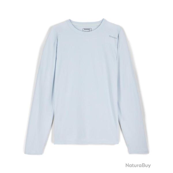 Tee shirt SIMMS Solarflex Crew Bimini Blue XL