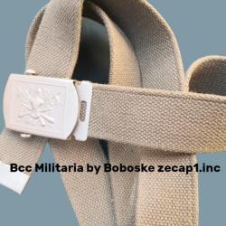 Ceinturon en toile cordura arm&eacute;e Italienne - Longueur maxi 120 cm