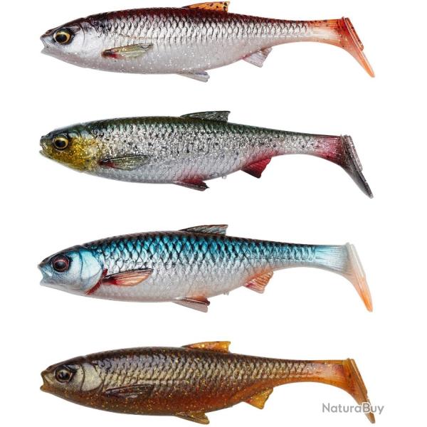 Kit 3 Leurres eau claire SAVAGE GEAR 3d river roach 10cm