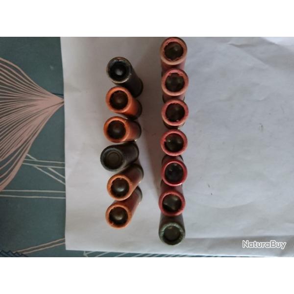 lot de cartouches cal 16 a balles et chevrottines