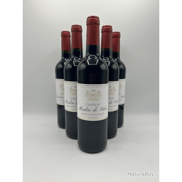 2023 Ch�teau Moulin de Sales Montagne Saint-Emilion - 6 Bouteilles