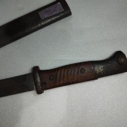 Ba&iuml;onnette MAUSER 98 K