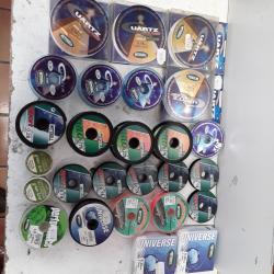 Lot de 26 fil de peche Mitchell divers