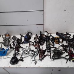 Pour pieces Lot de x19 moulinets HS