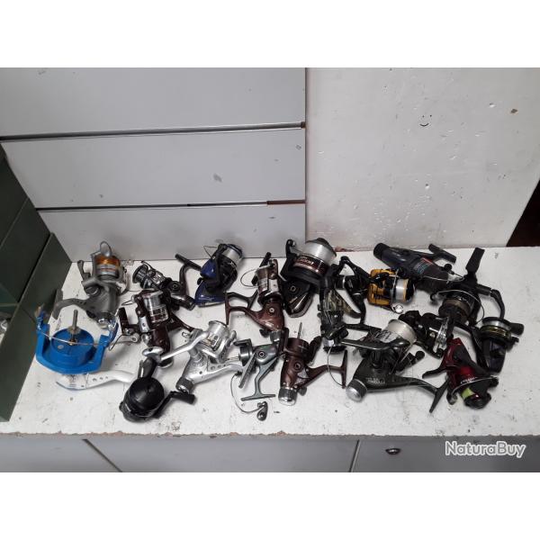 Pour pieces Lot de x19 moulinets HS