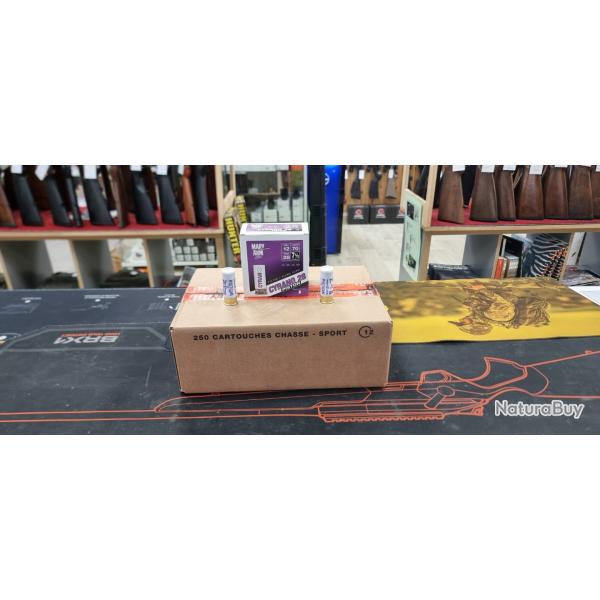 250 cartouches ball trap Mary Arm Cyrano piston 28gr