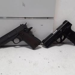Pour pieces x2 pistolets airsoft HS