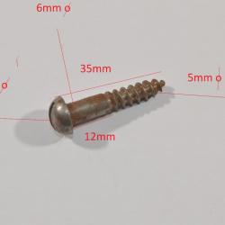 Vis pour crosse  id&eacute;al restauration Fusil Ancien Chasse Battant crosse Vis Ancienne  (1A)