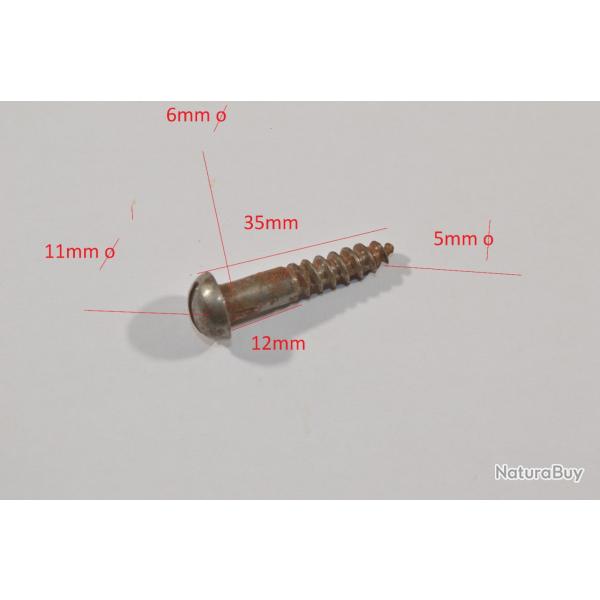 Vis pour crosse  id�al restauration Fusil Ancien Chasse Battant crosse Vis Ancienne  (1A)
