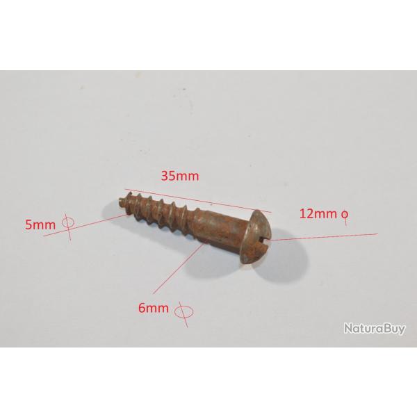 Vis pour crosse  id�al restauration Fusil Ancien Chasse Battant crosse Vis Ancienne  1800 1822  (1A)
