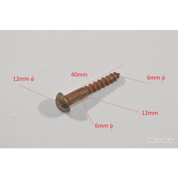 Vis pour crosse  id�al restauration Fusil Ancien Chasse Battant crosse Vis Ancienne  1790 1822  (1A)