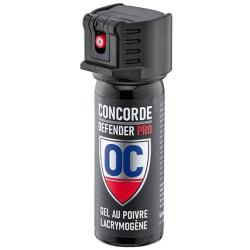 Bombe a&eacute;rosol Gel Poivre PRO OC 50ML Compact Concorde Defender