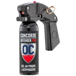 Bombe a&eacute;rosol Gel Poivre PRO OC 100ML poign&eacute;e Concorde Defender
