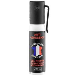 Bombe a&eacute;rosol Gel Poivre 25ML Concorde Defender