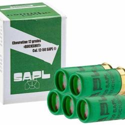 Bo&icirc;te de 5 cartouches Mini Chevrotine 12/50 SAPL