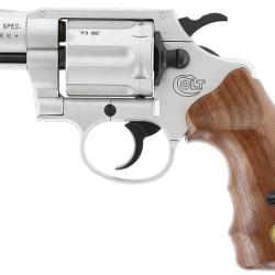 Revolver d'alarme Colt Detective Special calibre 380/9mm RK Bois Umarex