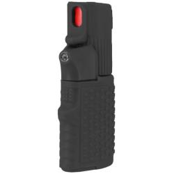 Bombe lacrymog&egrave;ne Gel Poivre Hurricane Flashlight 15ML + lampe LED ESP Noir