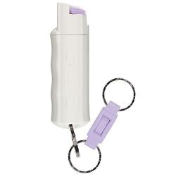 Bombe lacrymog&egrave;ne blanc phosphorescent porte-clefs Gel Poivre 16.2ML Sabre Red