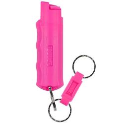 Bombe lacrymog&egrave;ne rose porte-clefs Gel Poivre 16.2ML Sabre Red