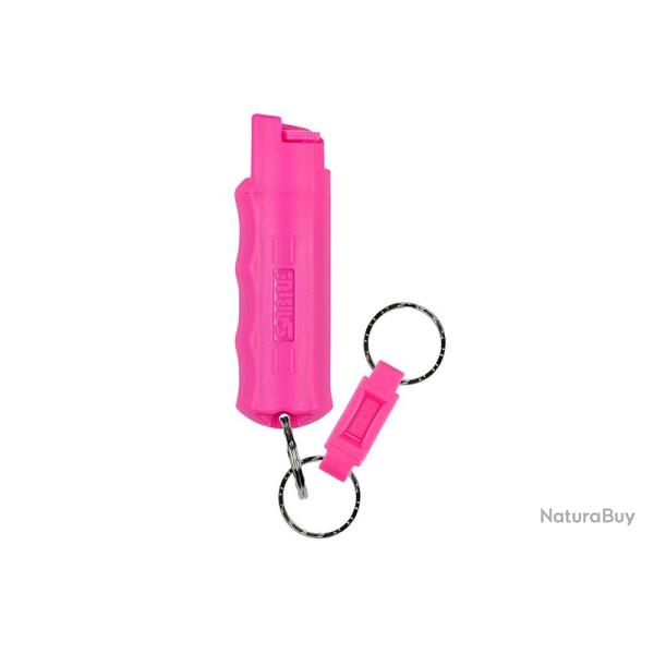 Bombe lacrymog�ne rose porte-clefs Gel Poivre 16.2ML Sabre Red