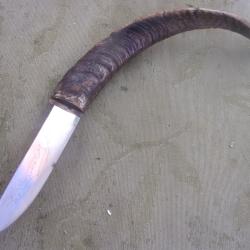 couteau corne naturelle