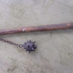 reproduction fl&eacute;au d'arme manche 37,5 cm