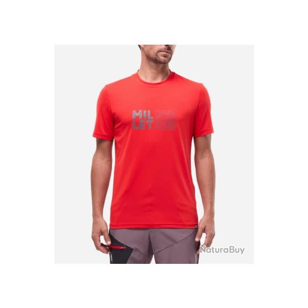 Tee Shirt de Randonn�e Homme Millet SENECA TS SS M Rouge