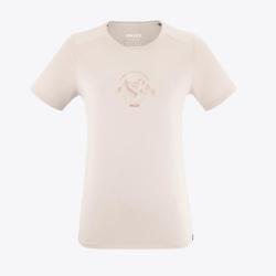 Tee Shirt de Randonn&eacute;e Femme Millet "UBIC LIGHT TS SS W" S Beige