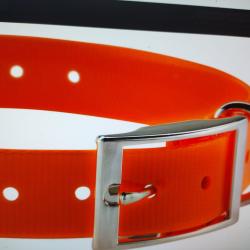 Country collier pour chien polyur&eacute;thane 2.5cm orange