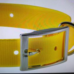 Country collier pour chien polyur&eacute;thane 2.5cm jaune