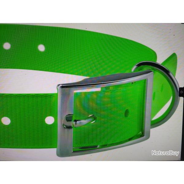 Country collier pour chien polyur�thane 2.5cm vert