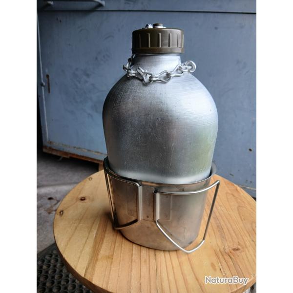 Gourde + quart arm�e fran�aise