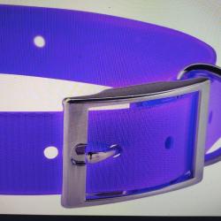 Country collier pour chien polyur&eacute;thane 2.5cm violet