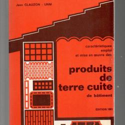 mise en oeuvre des produits de terre cuite de batiment berbesson , bouery et clozon