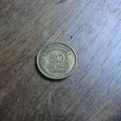 monnaie 50 centimes morlon 1932