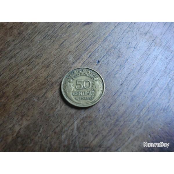 monnaie 50 centimes morlon 1932