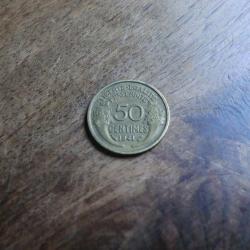 monnaie 50 centimes morlon 1941