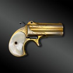 PISTOLET Remington Deringer Over Under mod&egrave;le N&deg;2 - Etats-Unis - 1867/1888