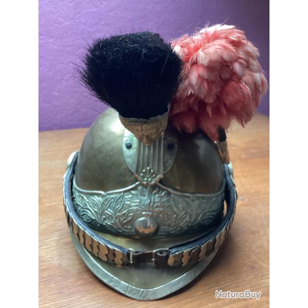 Casque de pompier Allemand 1890 fabriqu� par B.Franck & S�hne