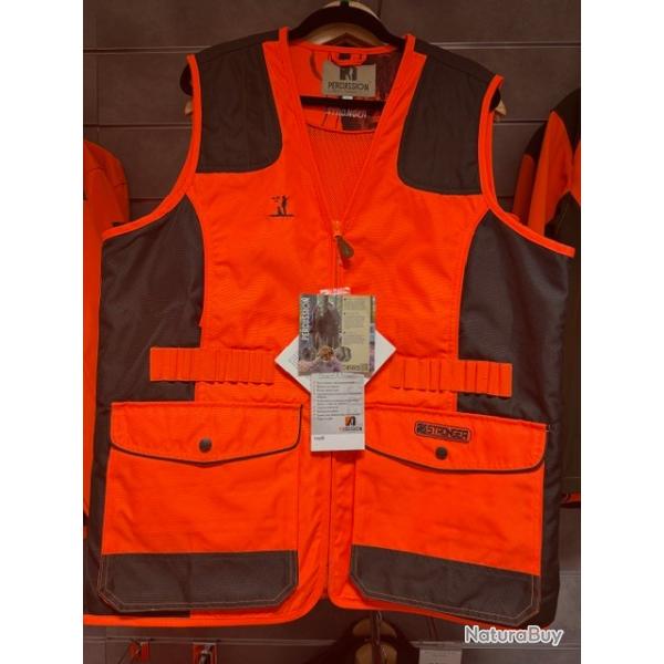 Gilet de chasse Stronger Orange Percussion