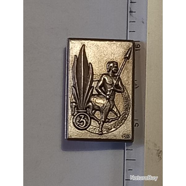 Insigne de la 2�me compagnie du 3�me r�giment �tranger d'infanterie (3�me REI) - FIA