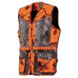 Gilet De Chasse Treeland Camouflage Orange/Forest