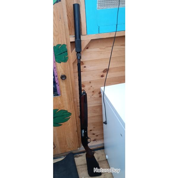 Fusil semi automatique Breda Alta�r sp�cial 12/70 + silencieux no-sound + ralonge magnum