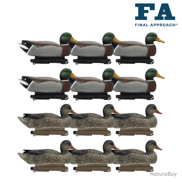 Formes de canard colvert LAST PASS x12 - FINAL APPROACH