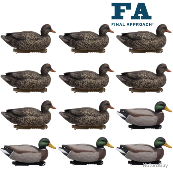 Formes de canard colvert LAST PASS x12 - FINAL APPROACH