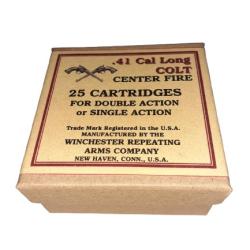 41 LC (Long Colt): Reproduction boite cartouches (vide) WIN 14676738