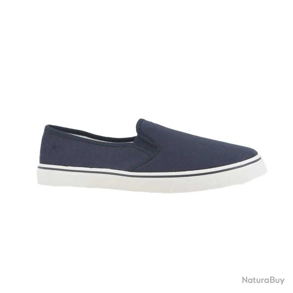 Chaussures souples homme en textile bleu marine - Tige basse 44